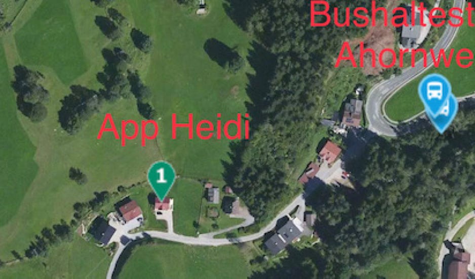 Appartement Heidi Rohrmoos Plnanai Busfahrplan Bushaltestelle Ahornweg